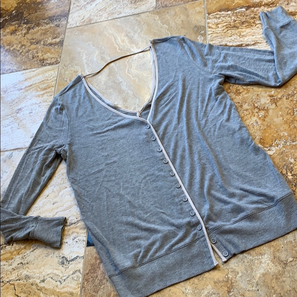 Nordstrom Bella Luxx double V-Neck cardigan VGUC